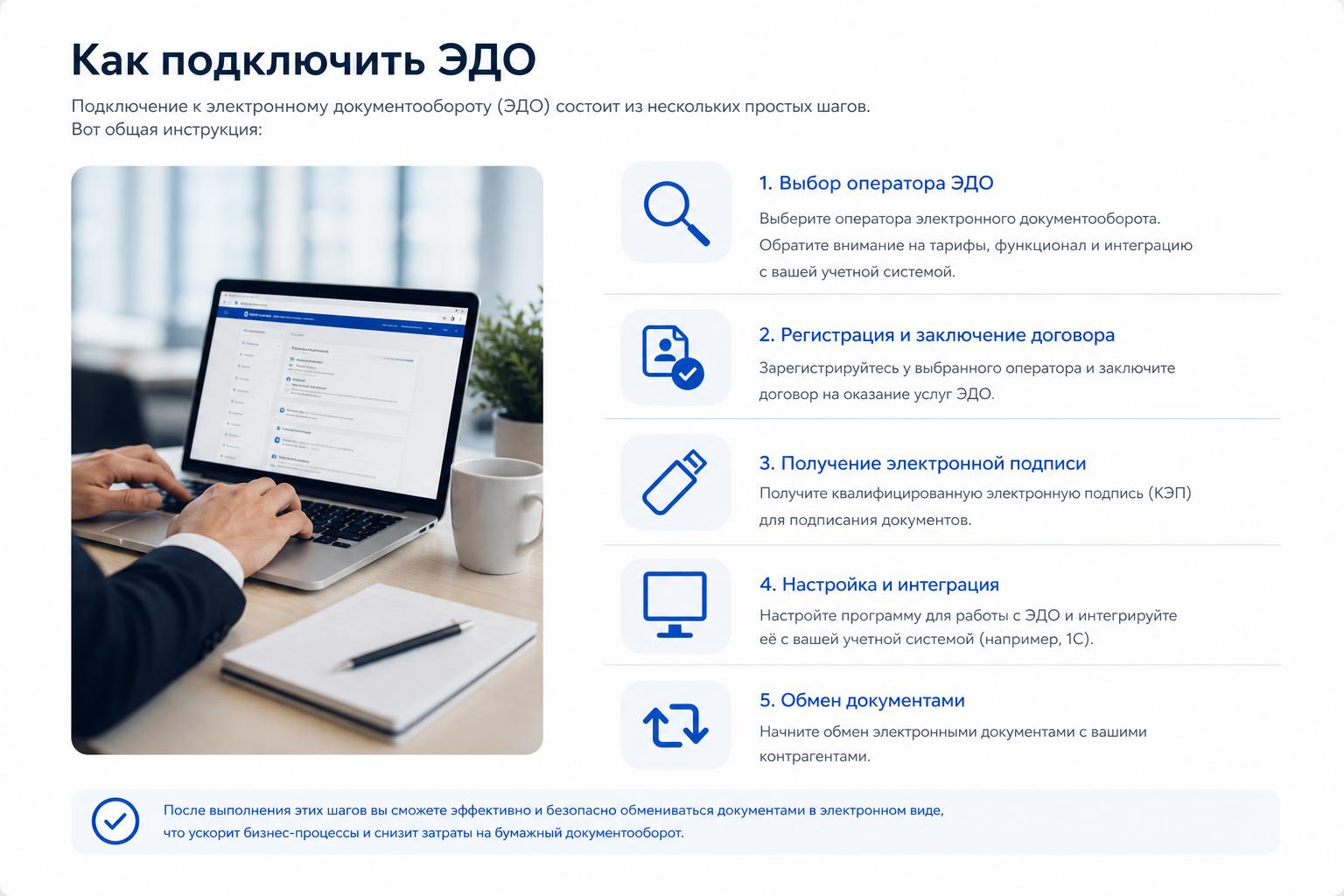 Как подключить ЭДО: практическое руководство, которое действительно работает